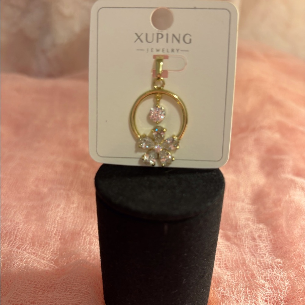 Ping Gold Floral Pendant